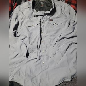 Wrangler Men's Light Gray Shirt Jacket